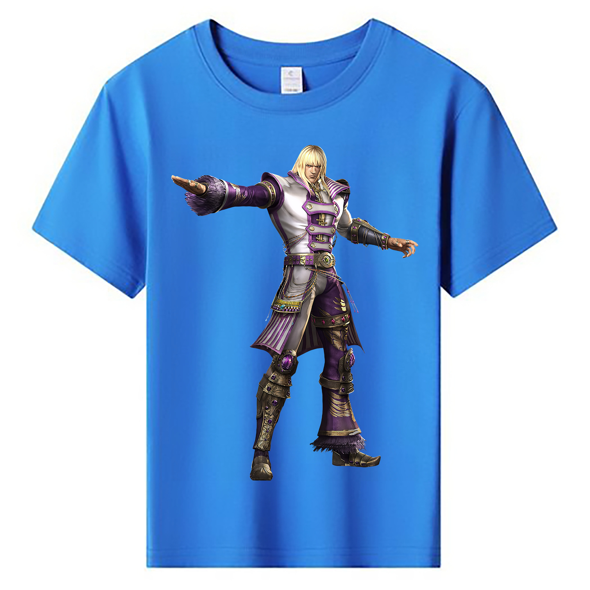 （画像用） 北斗の拳 Fist of the North Star 綿100％キッズTシャツ（フロントプリント）
